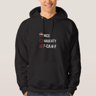 Veste À Capuche Joli Méchant F-Caw-F Drôle Père Noël Méchant