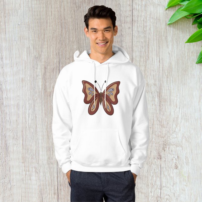 Veste À Capuche Joli Papillon Marron (Créateur téléchargé)