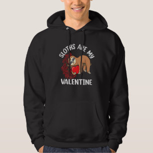 Veste À Capuche Jolie Lazy Sloth Holt Heart Love Sloth Valentine
