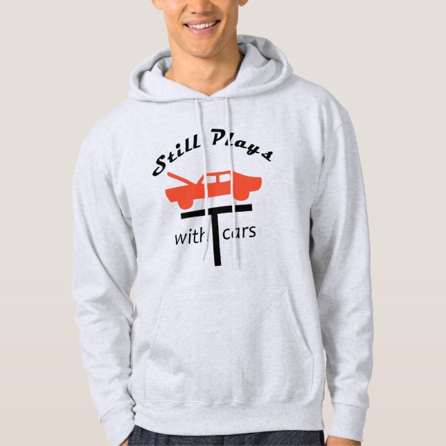 Veste À Capuche Joue Toujours Avec Des Voitures (Devant)