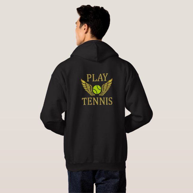 Veste À Capuche Jouer au tennis (Dos entier)