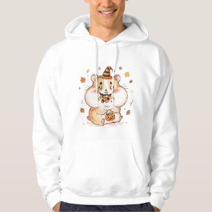 Veste À Capuche Joues Remplies de Friandises Halloween Hamster Far