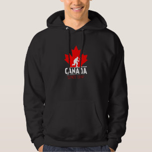 Veste À Capuche Joueur canadien de hockey sur glace Feuille d'érab