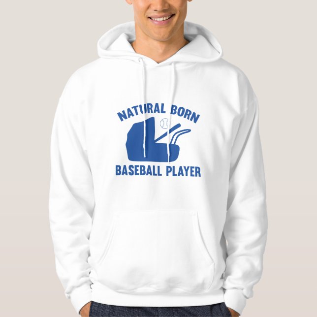 Veste À Capuche Joueur de baseball Né Naturel (Devant)