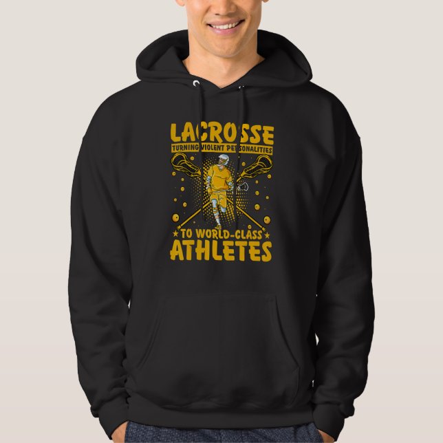 Veste À Capuche Joueur de crosse Lax Citation 5 (Devant)