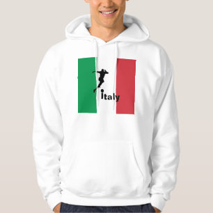 Veste À Capuche Joueur de football, Italie personnalisable