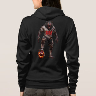 Veste À Capuche Joueur de football loup-garou Halloween Horreur Ar