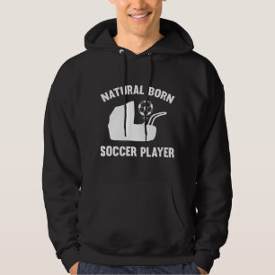 Veste À Capuche Joueur de football Né Naturel