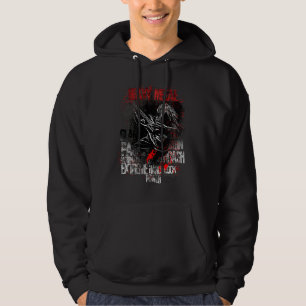 Veste À Capuche Joueur de guitare Hard Rock Power Metal lourd