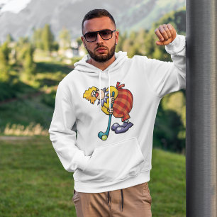 Veste À Capuche Joueur de hockey clown comique