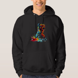 Veste À Capuche Joueur de hockey Drip pour hommes garçons jeunesse