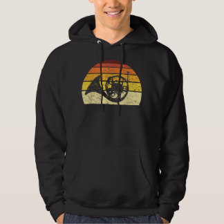 Veste À Capuche Joueur de la Corne française rétro Musicien de l'H