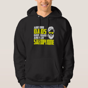 Veste À Capuche Joueur de saxophone barbu pour la fête des pères S