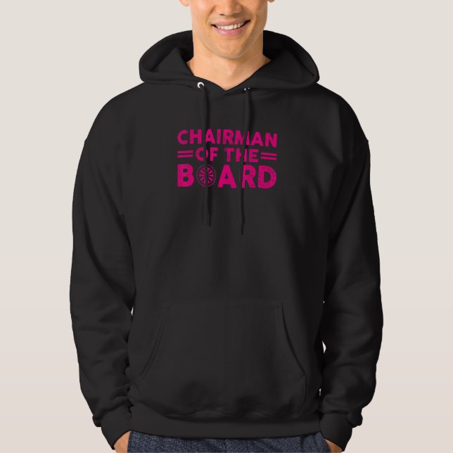 Veste À Capuche Joueuse Dart Hommes Femmes Dartboard (Devant)