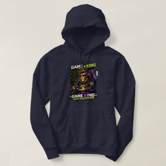 Veste À Capuche Jouez comme un roi – Lion Gamer Gaming T-Shirt