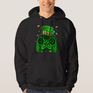 Veste À Capuche Jour de la Saint Patrick Gamer Irish Game Controll