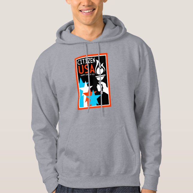 Veste À Capuche Jour de l'indépendance américaine (Devant)