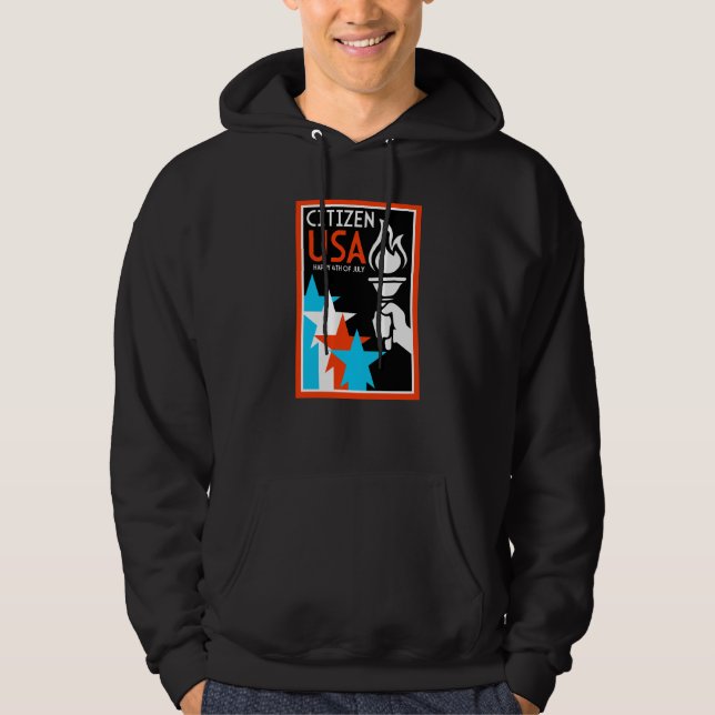 Veste À Capuche Jour de l'indépendance américaine (Devant)