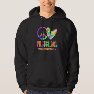 Veste À Capuche Jour De Rentrée École Maternelle Tie Dye Happy Enf