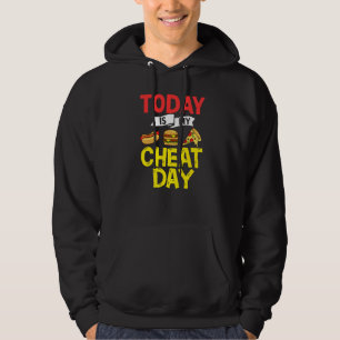 Veste À Capuche Jour de triche Alimentation de régime Citations de