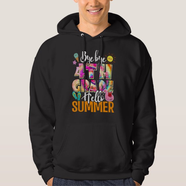 Veste À Capuche Jour dernier de l'école au-dessus de 4e année Hell (Devant)