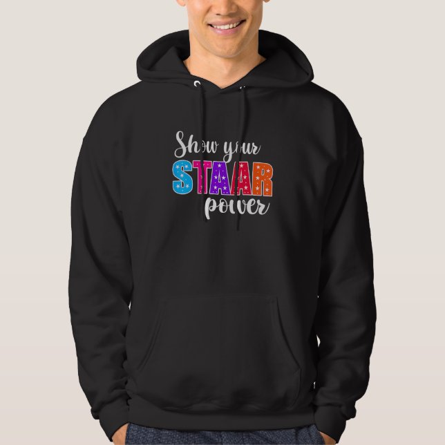 Veste À Capuche Jour d'essai Montrer votre Étudiant en puissance é (Devant)