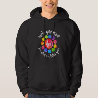 Veste À Capuche Jour du point arc-en-ciel Faites votre marque Voye