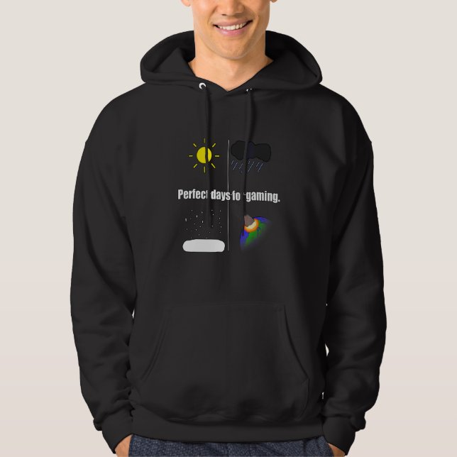 Veste À Capuche Journée Parfaite Pour Jouer (Devant)