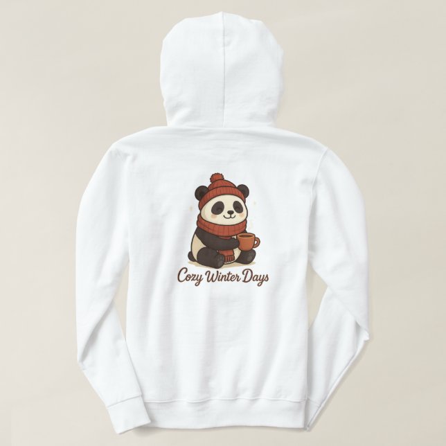 Veste À Capuche Journées d'hiver cosy (Design dos)