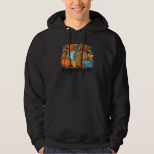 Veste À Capuche Joyeuse Chute d'Arrière-Saison Aquarelle Sudiste C