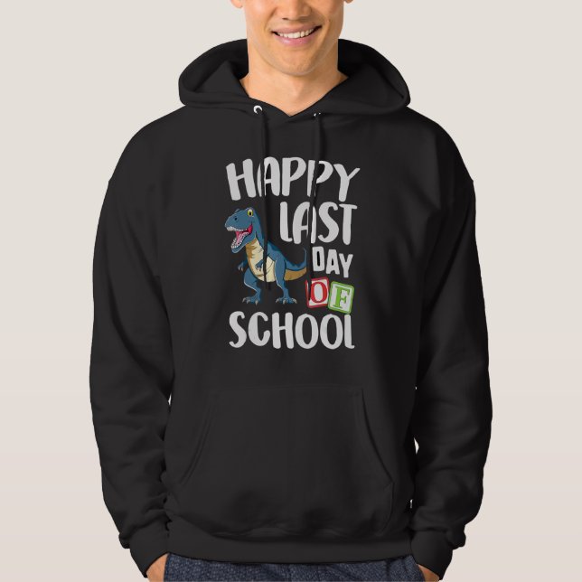 Veste À Capuche Joyeuse Dernière Journée D'École Pour L'Étudiant D (Devant)