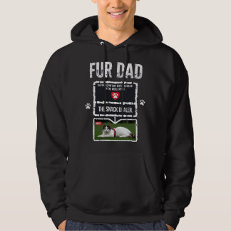 Veste À Capuche Joyeuse Fête des Pères, papa chat, j'aime mon papa