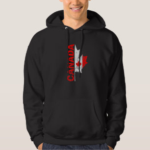 Veste À Capuche Joyeuse fête du Canada Drapeau canadien Rindeer Pa