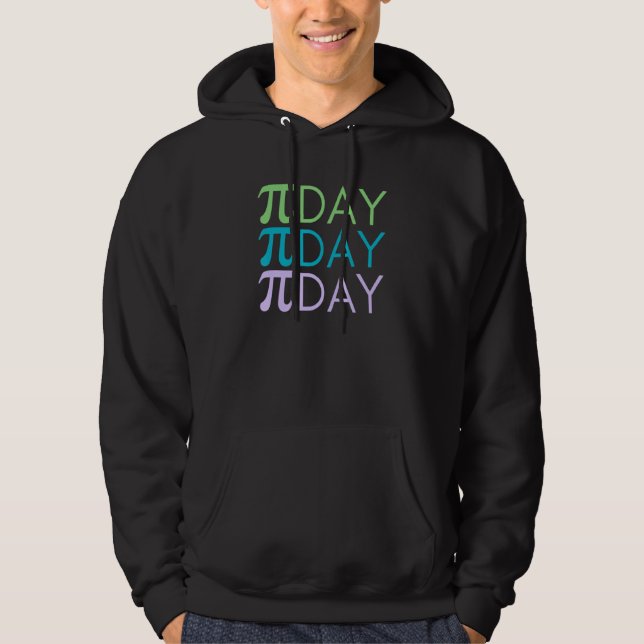 Veste À Capuche Joyeuse Journée Pi Pour Enseignant Math Science Ou (Devant)