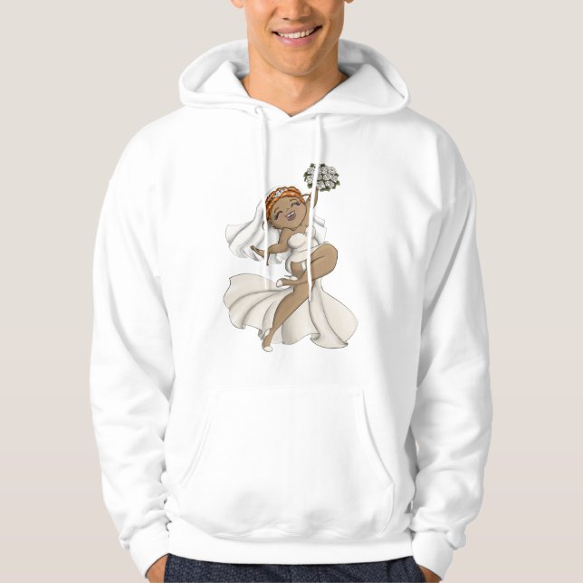 Veste À Capuche Joyeuse mariée 03 (Devant)