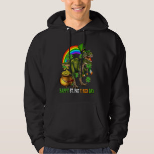 Veste À Capuche Joyeuse St Pat Trex Fête Dino St Patrick Fête Tout