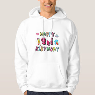 Veste À Capuche Joyeux 2e anniversaire 2 an surprise