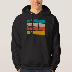Veste À Capuche Joyeux 52e anniversaire fête 52 ans Awesome Sinc