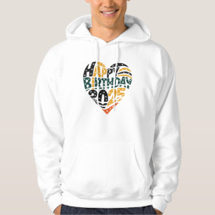 Veste À Capuche joyeux anniversaire 2025