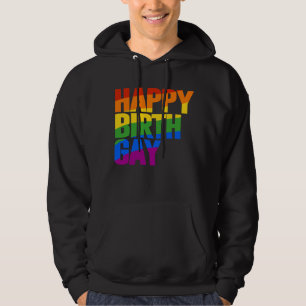 Veste À Capuche Joyeux anniversaire gay