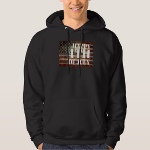 Veste À Capuche Joyeux drapeau américain 4 juillet patriotique
