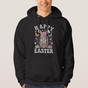 Veste À Capuche Joyeux Gnome de Pâques avec des Oreilles de Lapin