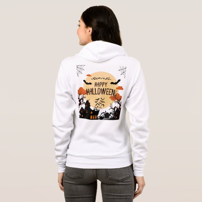Veste À Capuche Joyeux halloween (Dos entier)