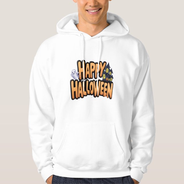 Veste À Capuche Joyeux Halloween  (Devant)