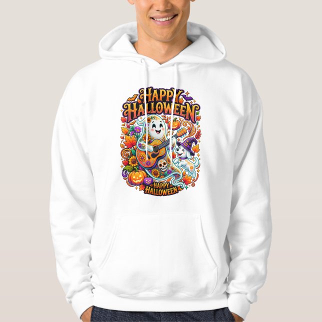 Veste À Capuche joyeux halloween (Devant)