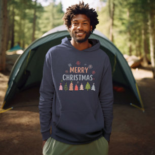 Veste À Capuche Joyeux Noël, Arbre de Noël