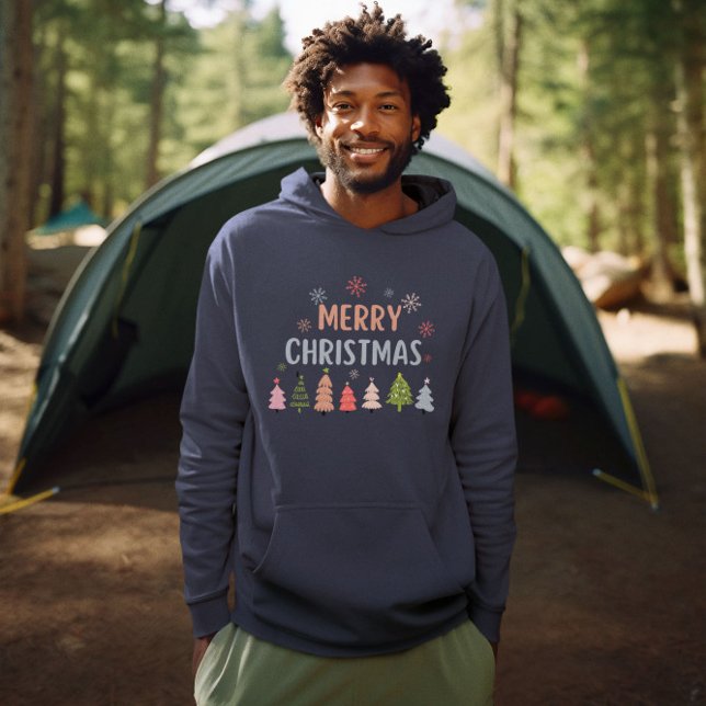 Veste À Capuche Joyeux Noël, Arbre de Noël (Créateur téléchargé)
