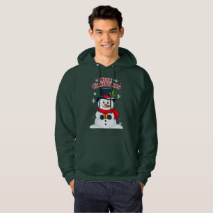 Veste À Capuche Joyeux Noël avec un Bonhomme de Neige Magique