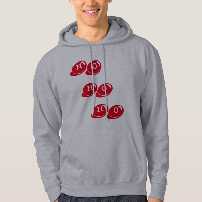 Veste À Capuche joyeux noël ho ho ho (Devant)