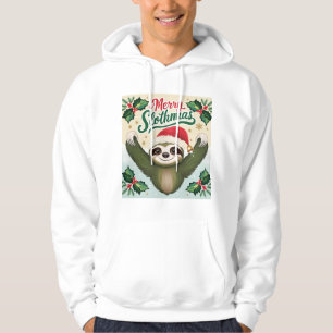 Veste À Capuche Joyeux Noël paresseux